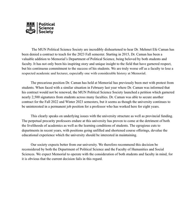 MUNPolisciSociStatement