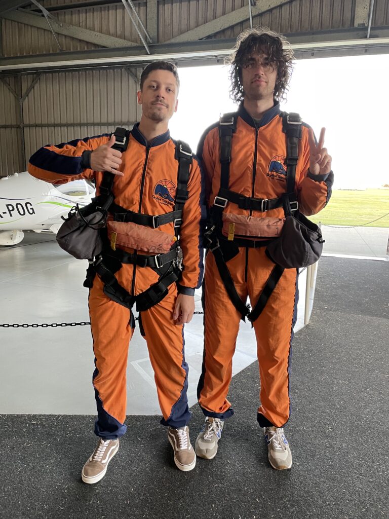 sky diving james braedan