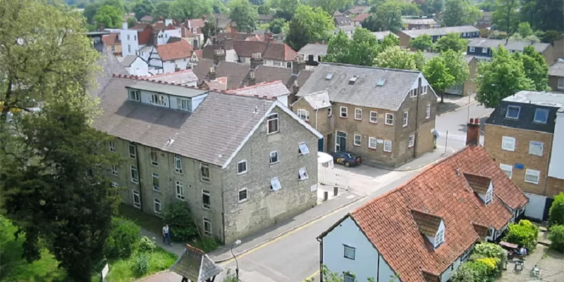 Harlow Campus Aerial View