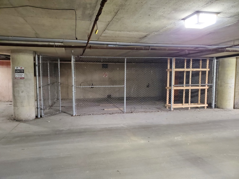 Location of the previous bike centre at MUN, now a sanctuary for pigeons. (Photo by Otis Crandell)