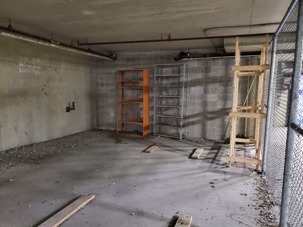 Location of the previous bike centre at MUN. (Photo by Otis Crandell)