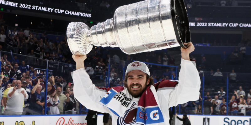 alex newhook stanley cup champions via nhl twitter